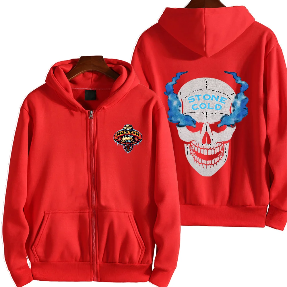 Famous Wrestler Star Stone Cold Steve Austin Hoodies Couple student street sports casual Hoodies