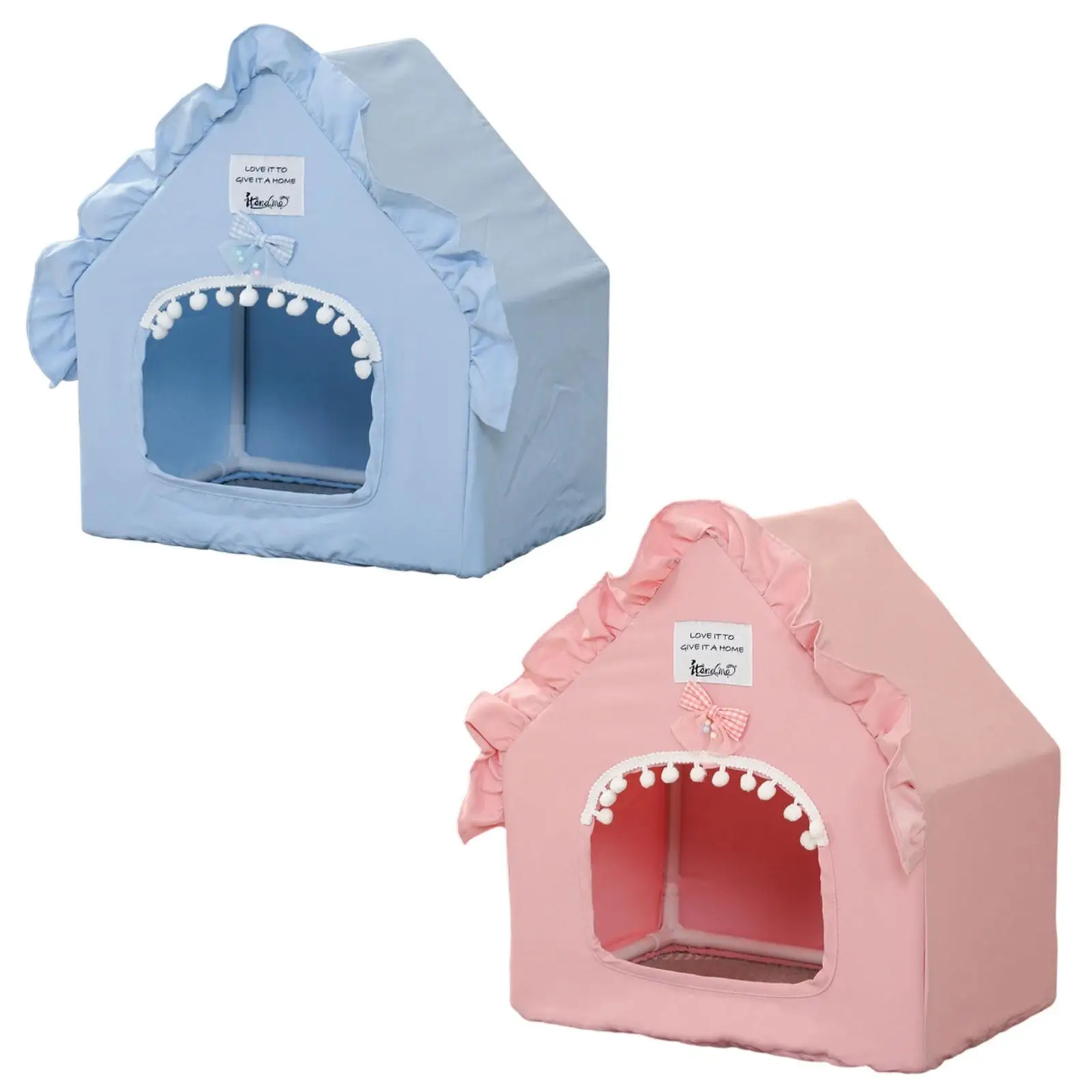 

Rabbit Tent Play Toy Sturdy Frame Adorable Hideaway Washable Hamster Hideout