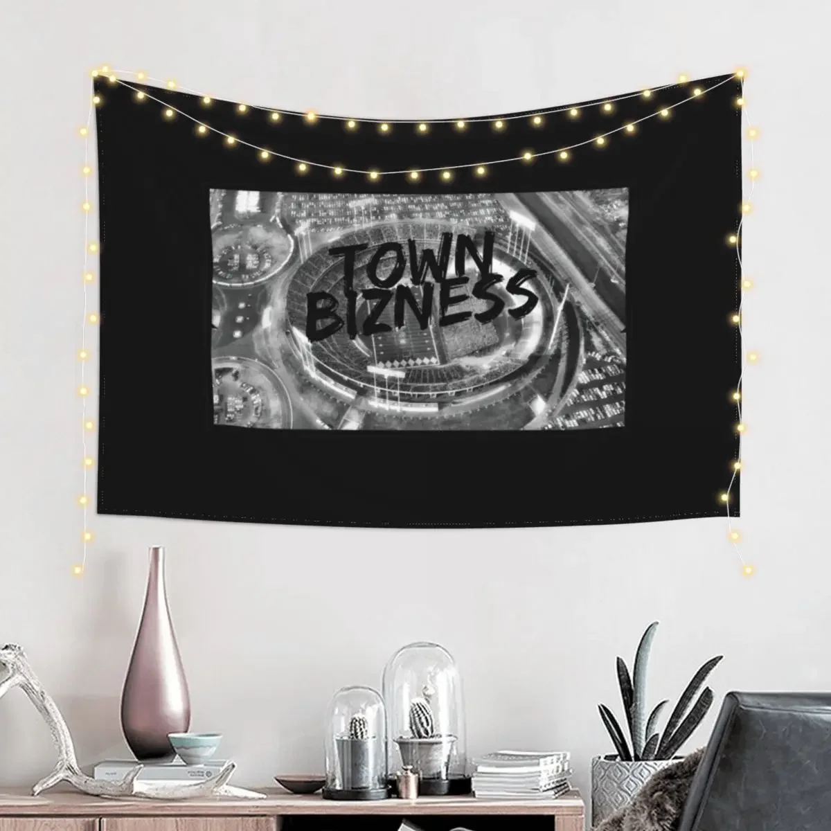 Town Bizness -Oakland Coliseum Tapestry Hanging Wall Living Room Decoration Tapestry