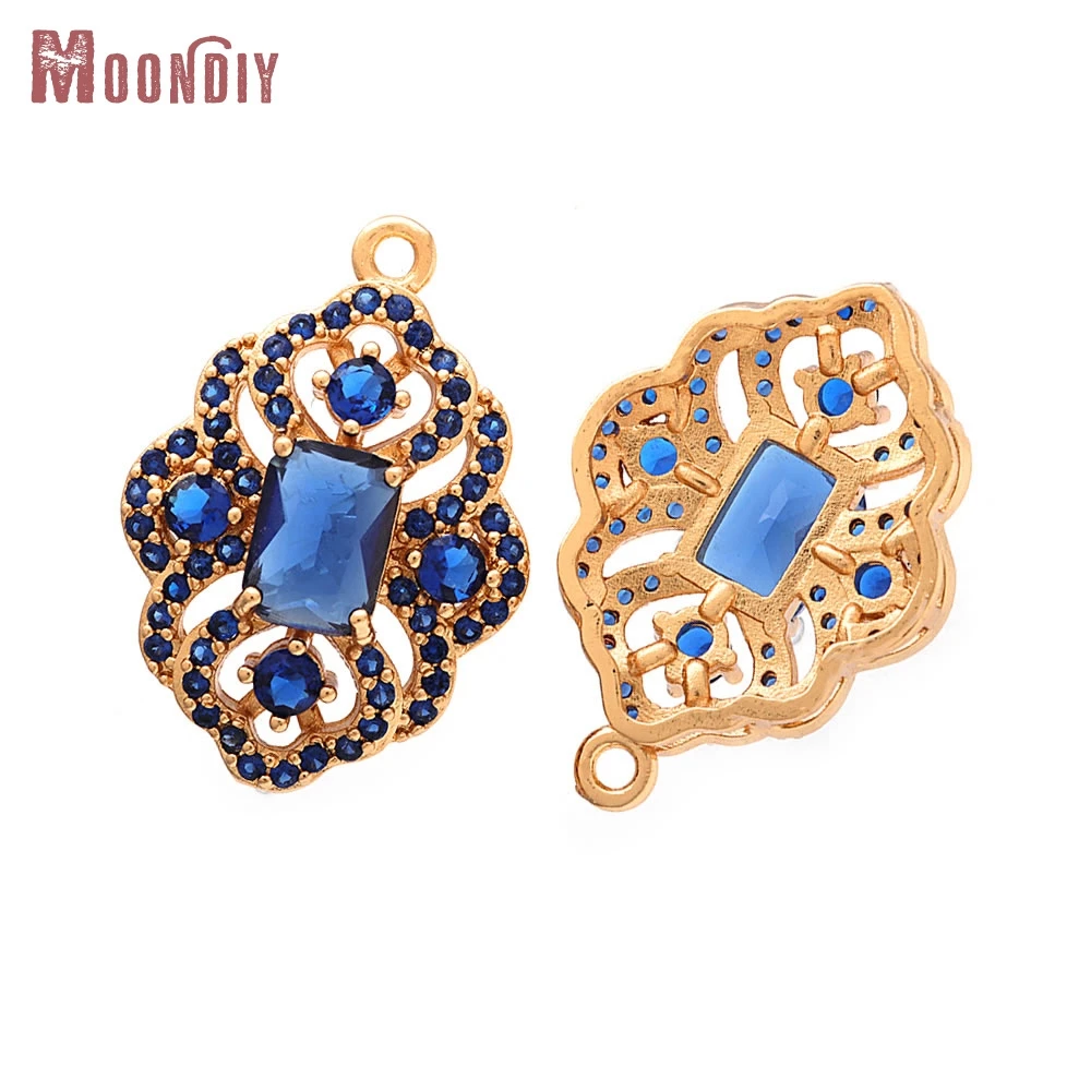 

4 шт., 18-каратное золото, латунные квадратные подвески, подвески, высокое качество, ожерелье, серьги, ювелирные аксессуары «сделай сам»