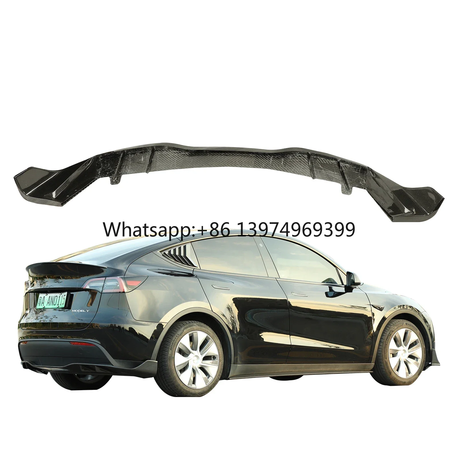 Rear Bumper Lip Diffuser for Leeiion Model Y New Upgrade Modification Tuning Body Kit