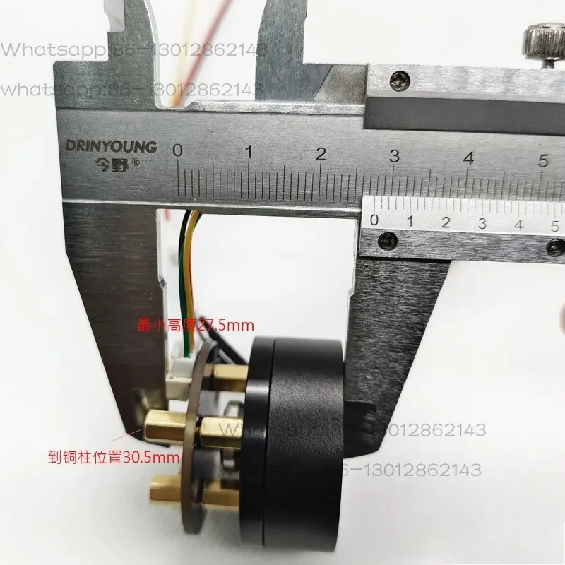 2804 DC brushless motor magnetic encoder AS5600/MT6701 driver board FOC hollow shaft pan/tilt view 2
