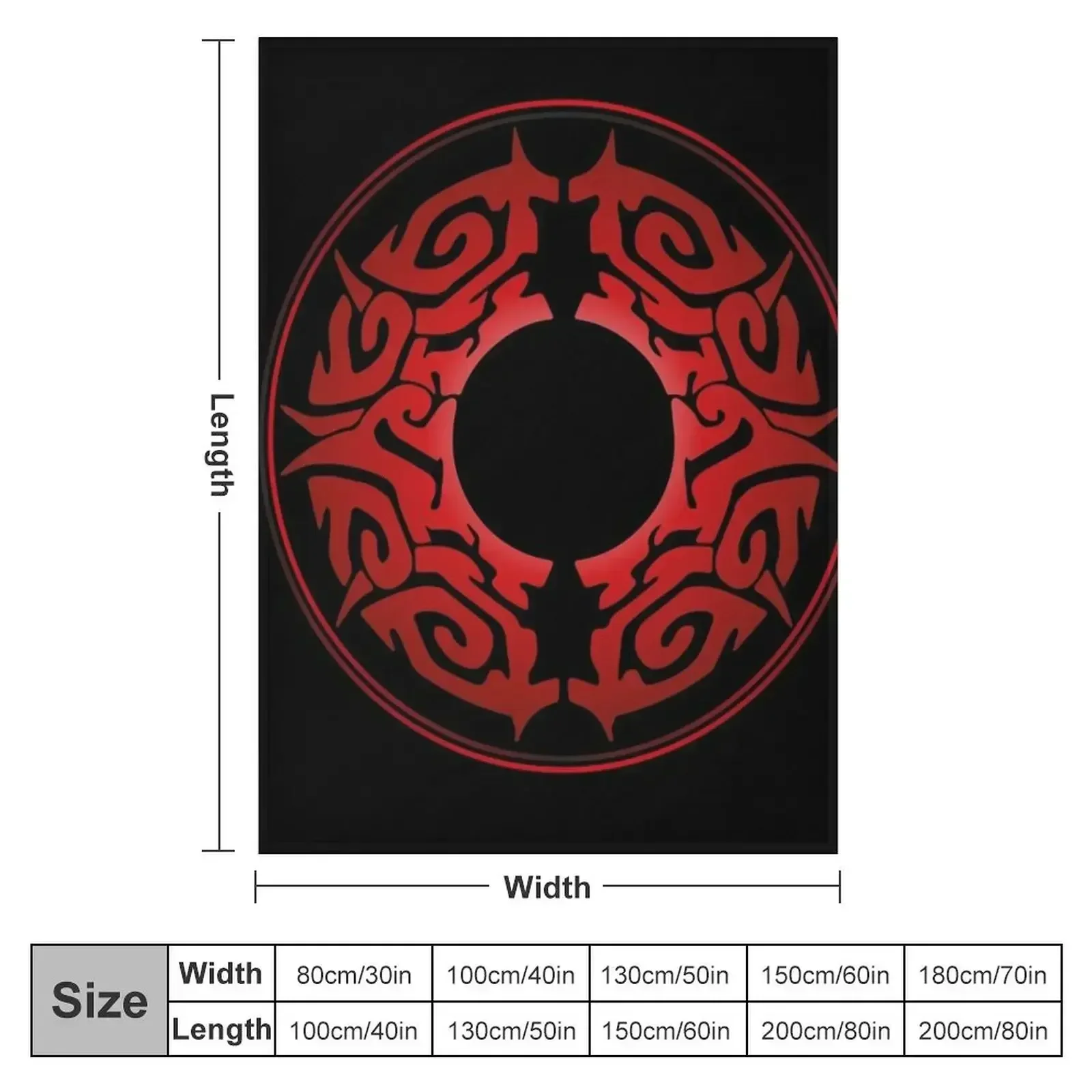 Wei Wuxian Patriarch Yiling Lazou Symbol Throw Blanket Luxury Blankets For Sofas Blankets