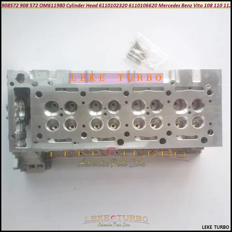 908 572 908572 OM611.980 OM611.981 OM611.987 Cylinder Head For Mercedes Benz Vito 110 112 Sprinter 2.0 2.2 6110106620 6110106720