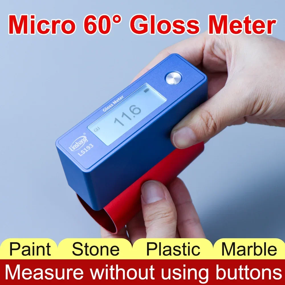 Linshang Gloss Meter paints automotive QC mode with PC software for high-precision testing of small curved surface products