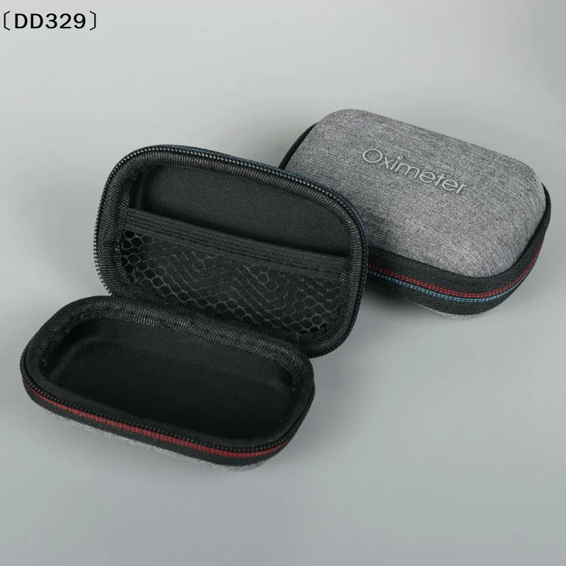 Reinforced Oximeter Organizer EVA Storage Box For Fingertip Pulse Deluxe Blood Oxygen Saturation Zipper Monitors Case〔DD329〕 - zdjęcie 1