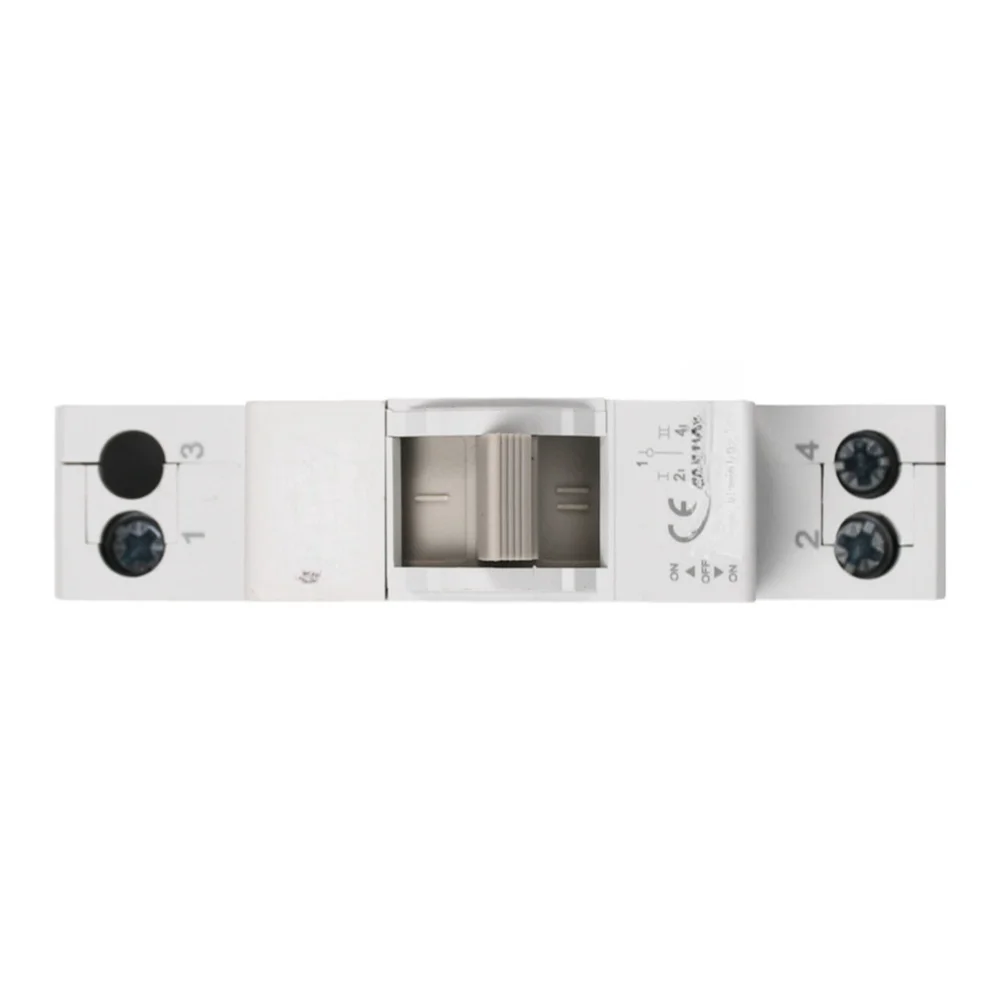 Manual Isolation Switch Dual Power Transfer for Grid and Generator AC230V 16A-63A DIN Mount for Residential Use
