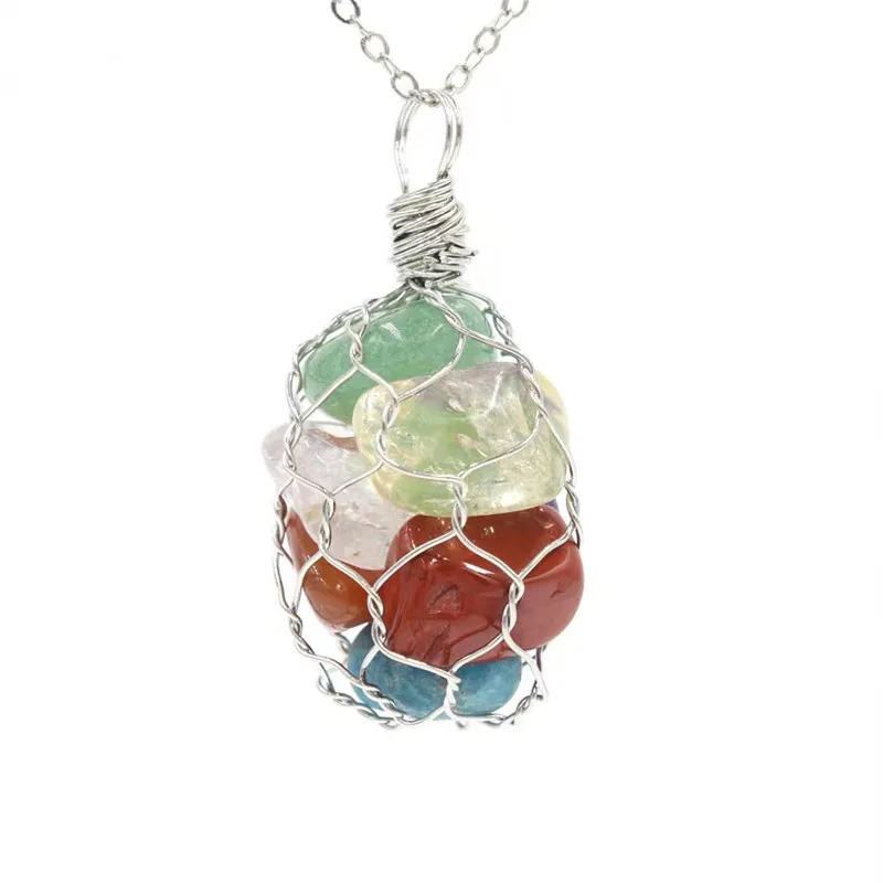 

Natural Tumbled Stone Pendant Irregular Healing Crystal Quartz Chakela Women Necklace Earring Jewelry Making