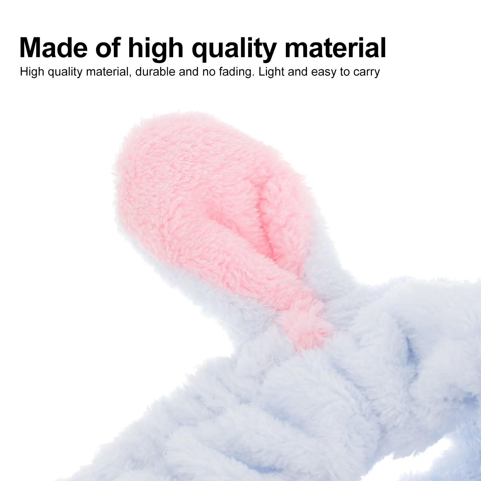 

3pcs Rabbit Ear Hair Band For Women Elastic Makeup Headband Face Washing Shower Bunny Spa Beauty Facial Accessory Hair Band For