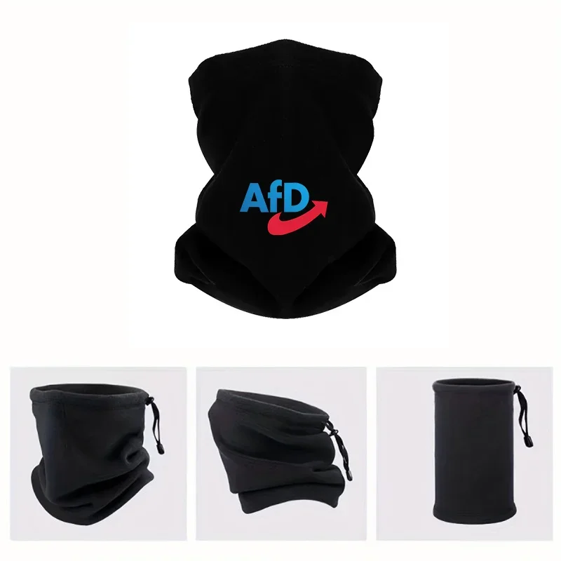 Blue letters red arrow upward design Men Outdoor Scarf Mask Neck Gaiter Hat Women cap Headgear Windproof Keep Warm Winter Multif