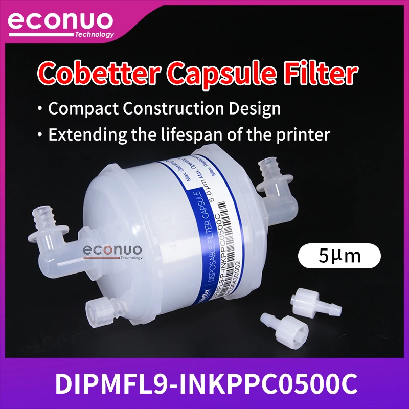 

Капсульный фильтр Cobetter DIPMFL9-INKPPC0500C 5 мкм для текстильной машины Docan Flora/Inkjet принтер/УФ-принтер/планшетный принтер