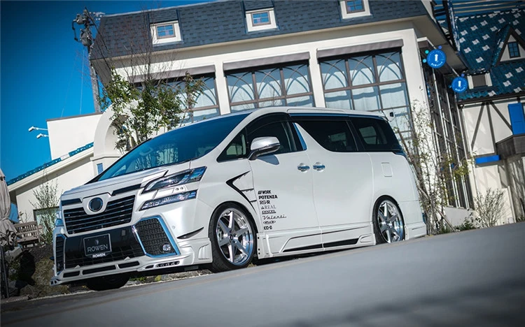 

Новый '16-18 Toyota Vellfire модифицированный комплект кузова передняя Лопата задний спойлер боковая юбка спойлер FPR