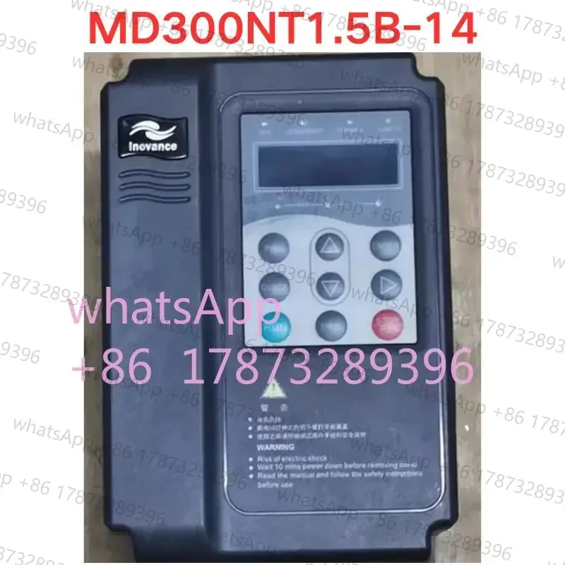 

Used Inovance MD300NT1.5B-14 Frequency converters Functional test OK