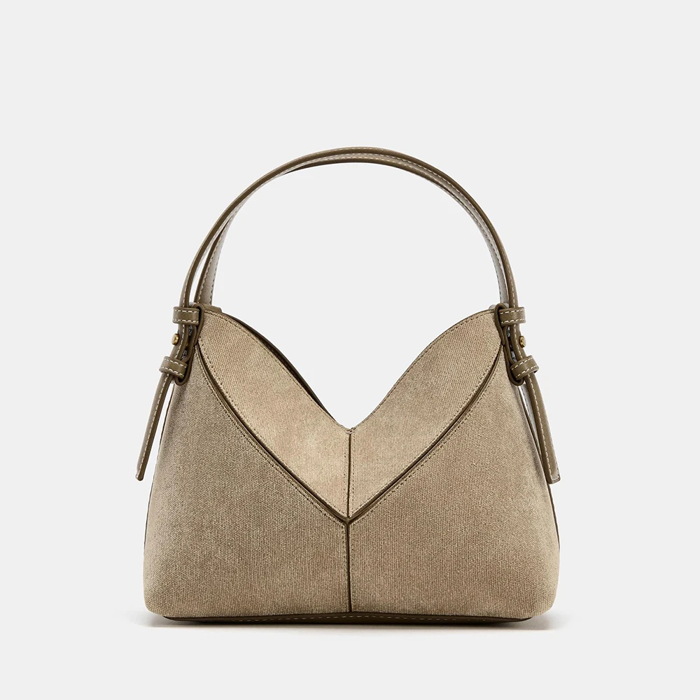 حقيبة نسائية بتصميم هندسي على الموضة حقائب يد ومحافظ صغيرة جديدة فاخرة حقائب كتف كروس للنساء حقيبة يد أنيقة #2