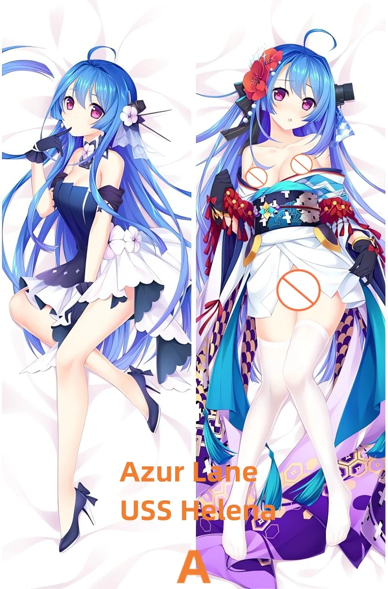 

Dakimakura Anime Pillow Case Azur Lane USS Helena Double-sided Print Of Life-size Body Pillowcase Gifts Can be Customized