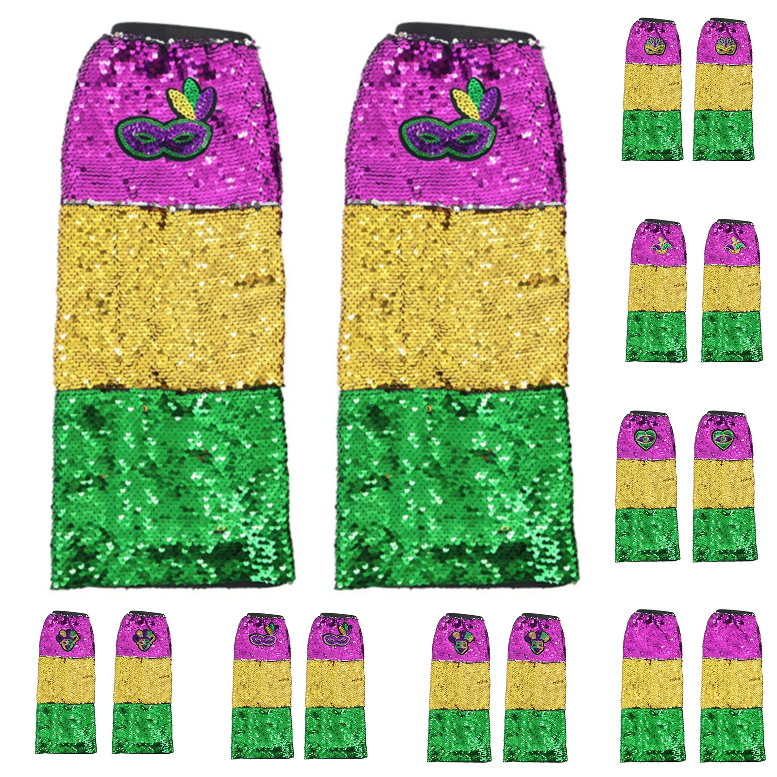 2025 كرنفال الكرة موضة معدنية الترتر تدفئة الساق فستان سهرة متابعة الأداء الدعائم Calcetines Mujer جوارب السيقان #1