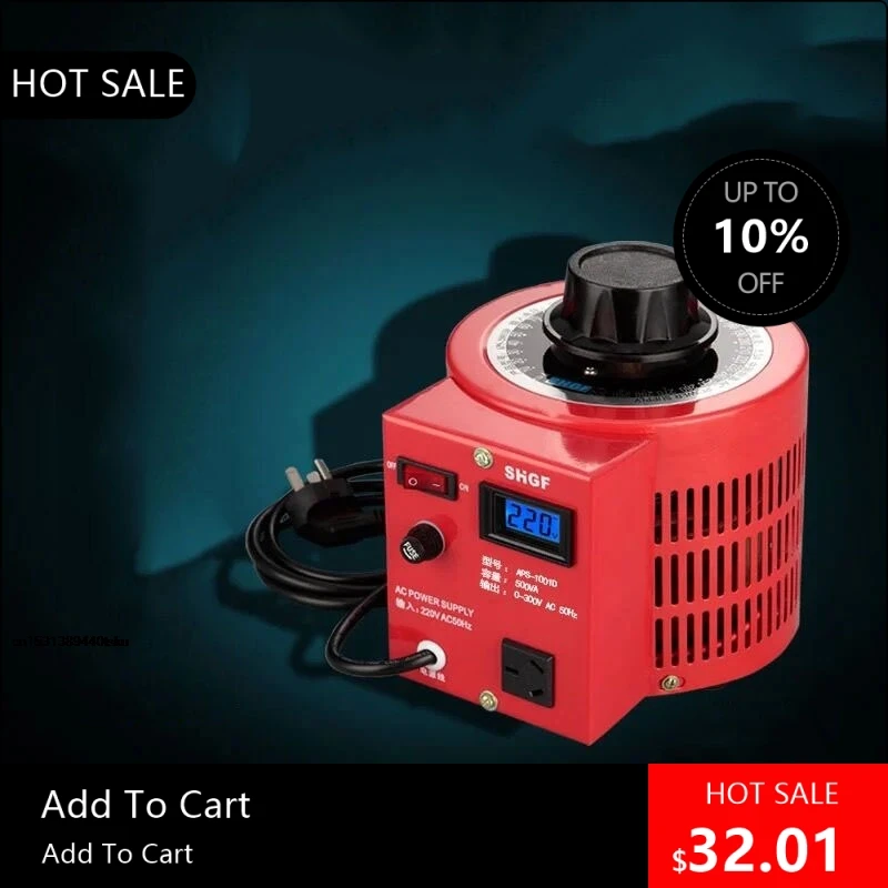 

818003 APS-500w регулятор напряжения с цифровым дисплеем, однофазный, 220 В, полезный