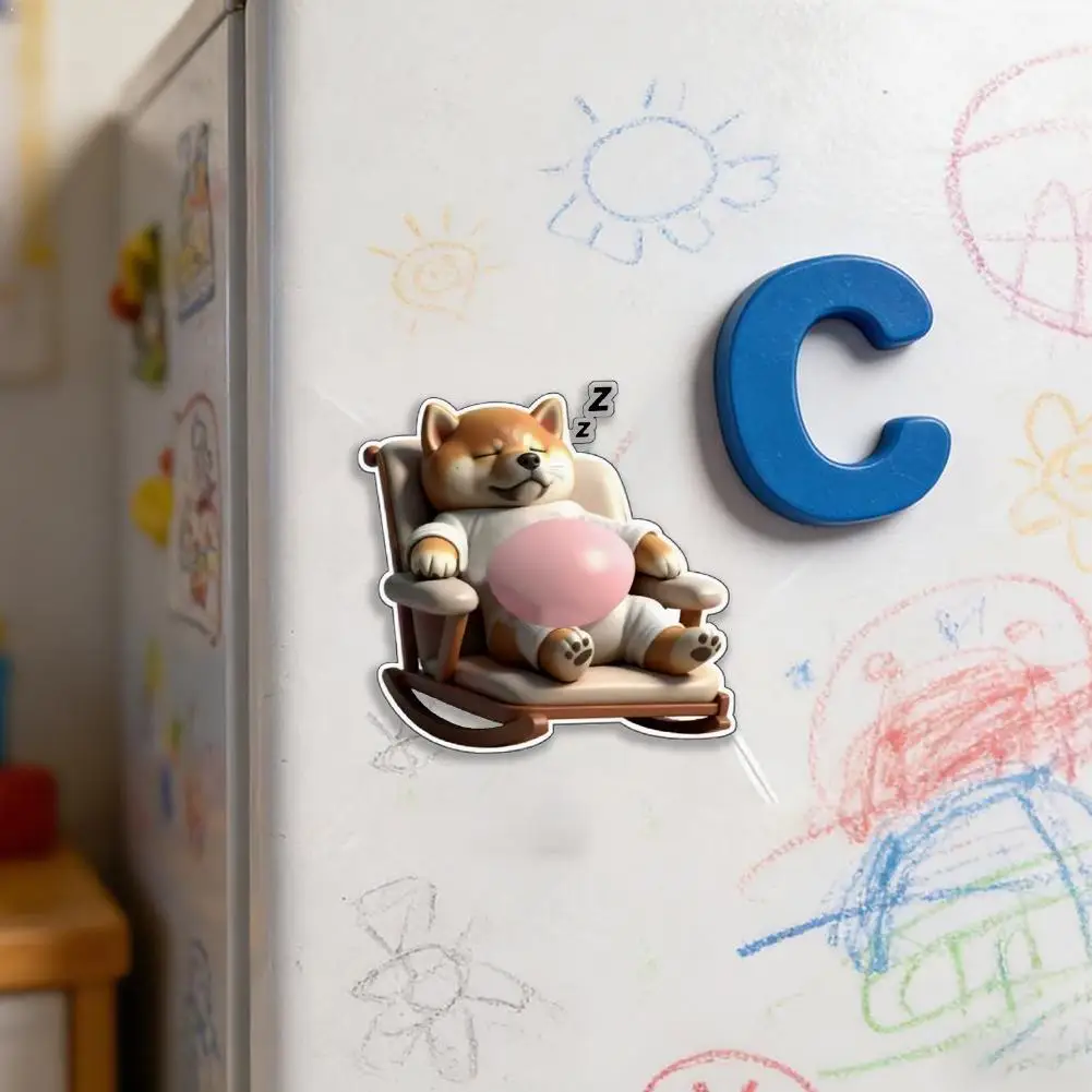 

Милая 3D-накладка на дверную ручку в виде Шиба-ину с большим животом - мягкая антиударная защита от ударов, снимающая стресс, игрушка-антистресс