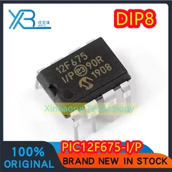 Microcontrolador Flash PIC12F675-I/P Direct Plug DIP-8 12F675 de 8 bits, electrónica 100% nueva y Original