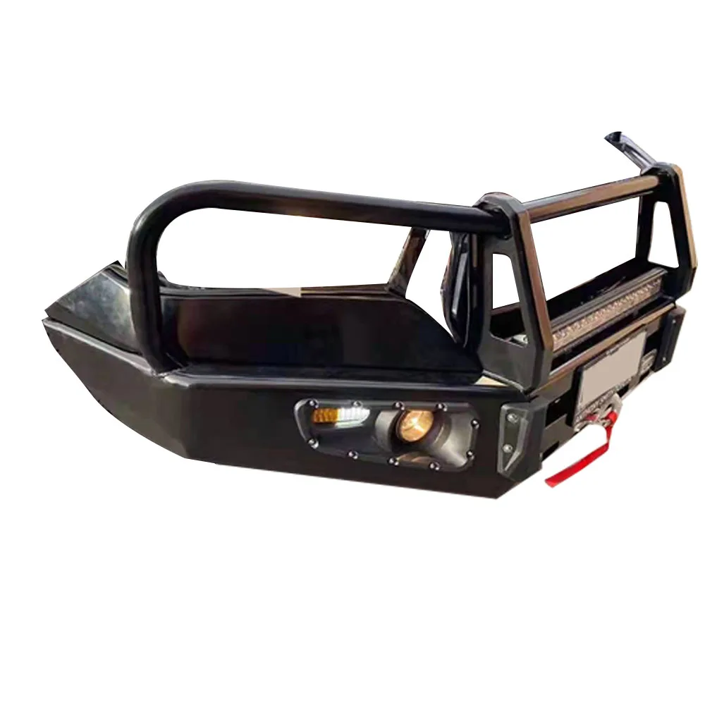 

Best Selling Bumper Plates Winch Rear Bumper With Jerrycan Holder and Tire Carrier fit for Hilux custom