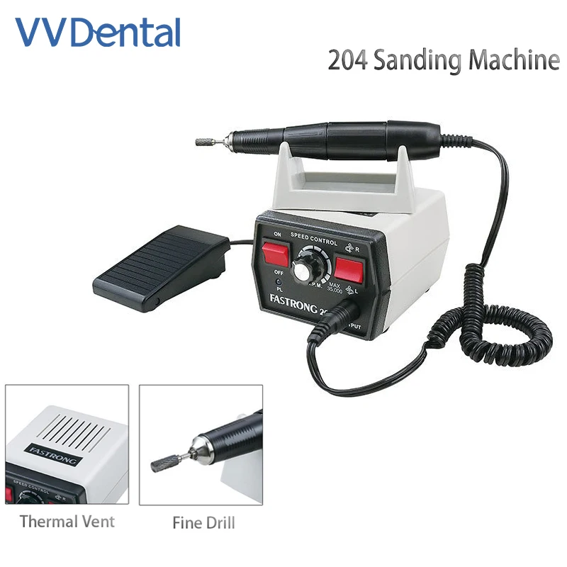 VVDental Dental 35000RPM Plaster Grinding Micromotor Polisher Dental Micro Motor With Handle Grinder Dentistry Laboratory Tools