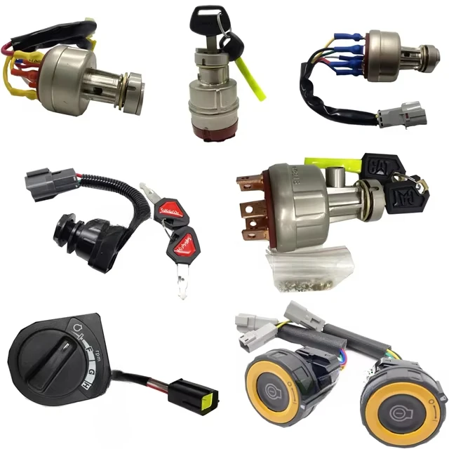 Excavator Spare Parts Ignition Switch VOE14526158 VOE14529152  EC140 EC160 EC210 EC240 EC290 EC330 EC460