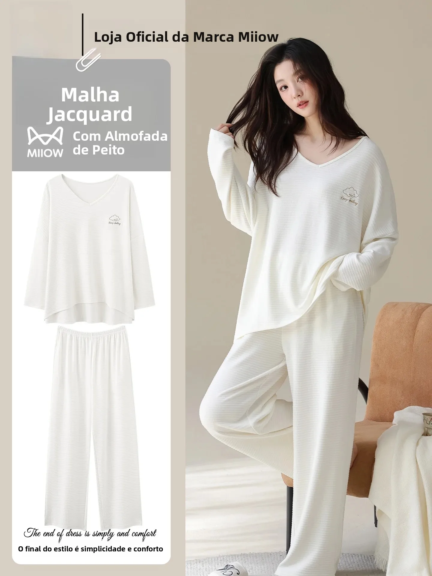 person-2026-new-sleepwear-set-women's-casual-long-sleeve-long-pants-home-clothes-with-chest-pad-suitable-for-outdoor-wear