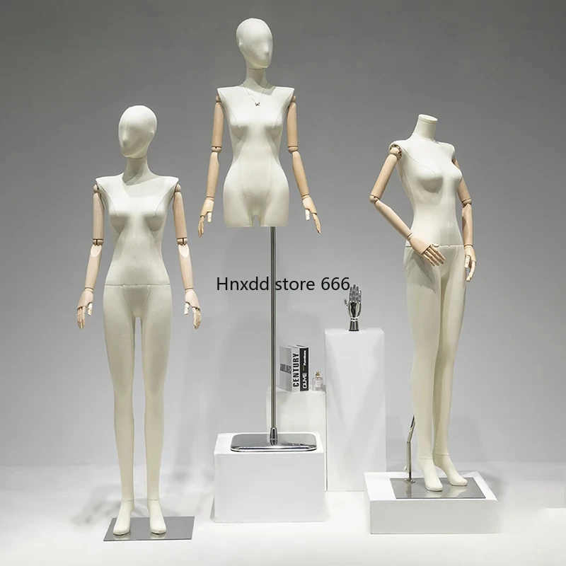 Korean Version Mannequins Female Wedding Dress Sewing Full Body Window Display Dress Model Rack DIY Women's Clothing Mannequins