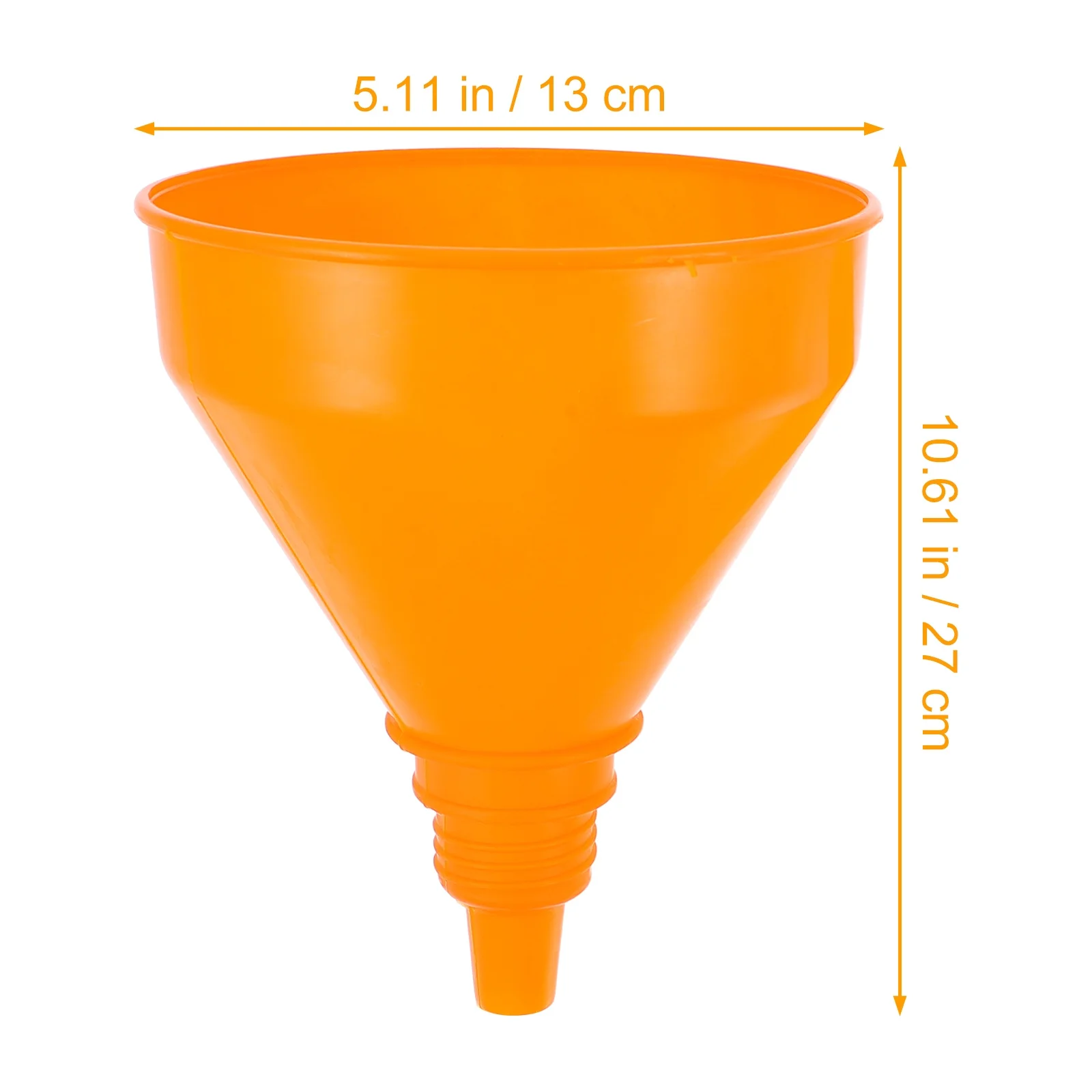 4 Buah Corong Plastik untuk Mobil Sepeda Motor Alat Transfer Bahan Bakar Abs Mulut Lebar Pengisi Oli Transmisi Mesin