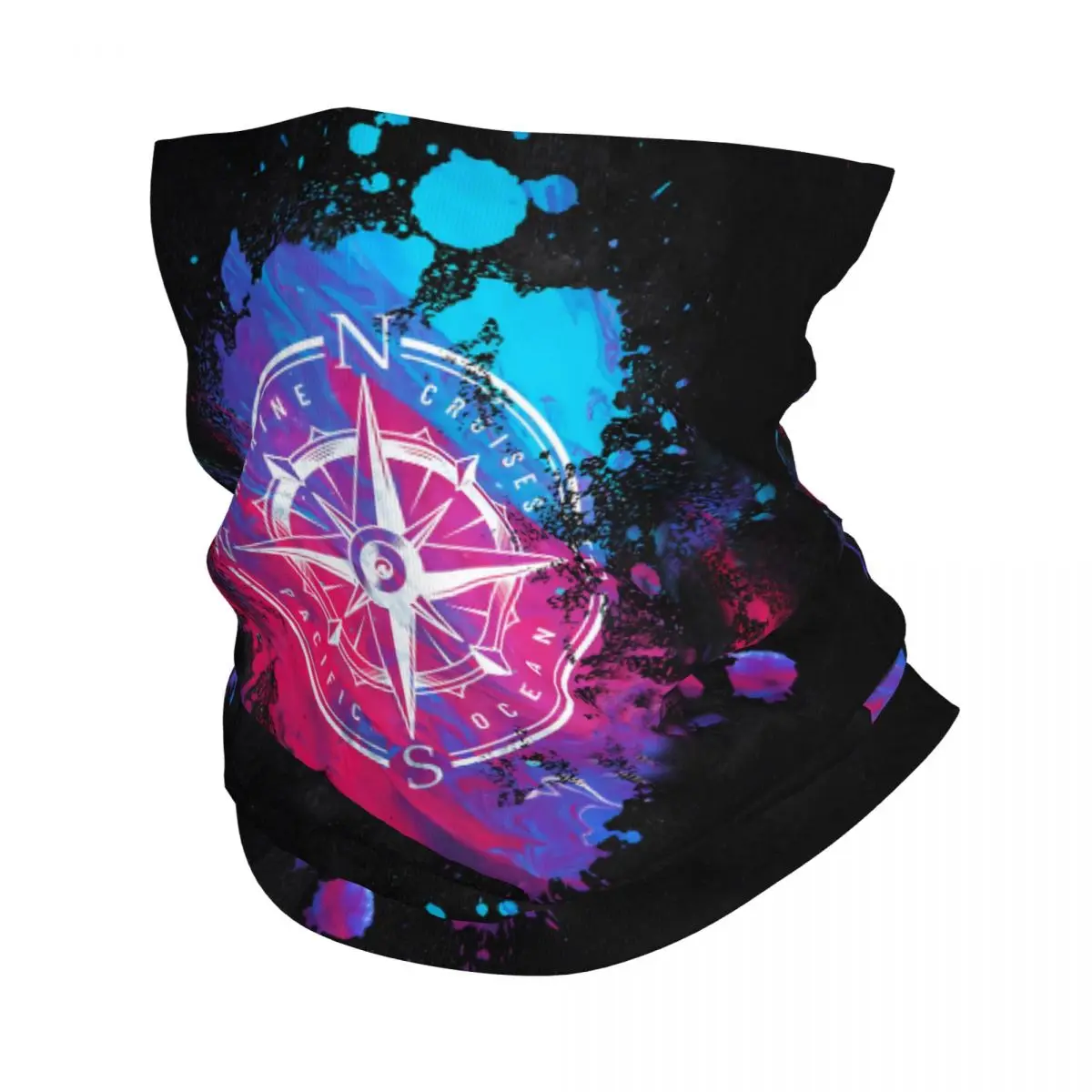 Compass Bandana Neck Cover Wrap Scarf Balaclava Cycling Unisex Adult Breathable