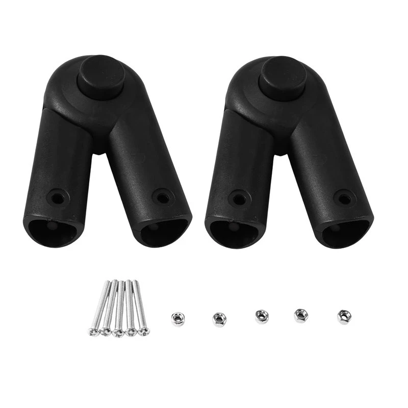 ABUM-Folding Pushchair Handle Replacement Connector Assembly 2Pcs For 22Mm Tube Stroller Handles