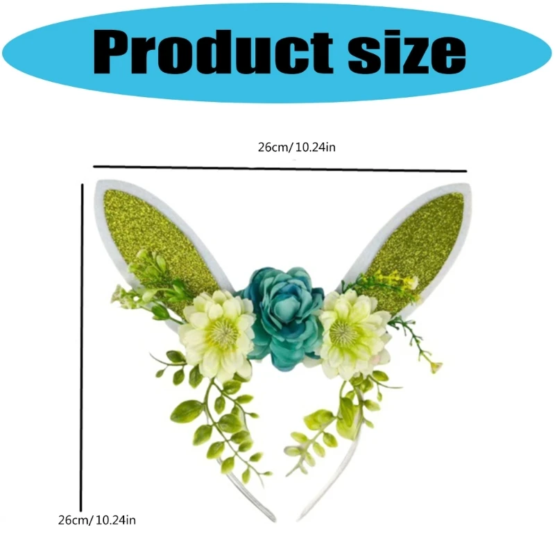 Role Hare Ear Headpiece Flexible Wire Structure Themed Party Accessory For many Ages