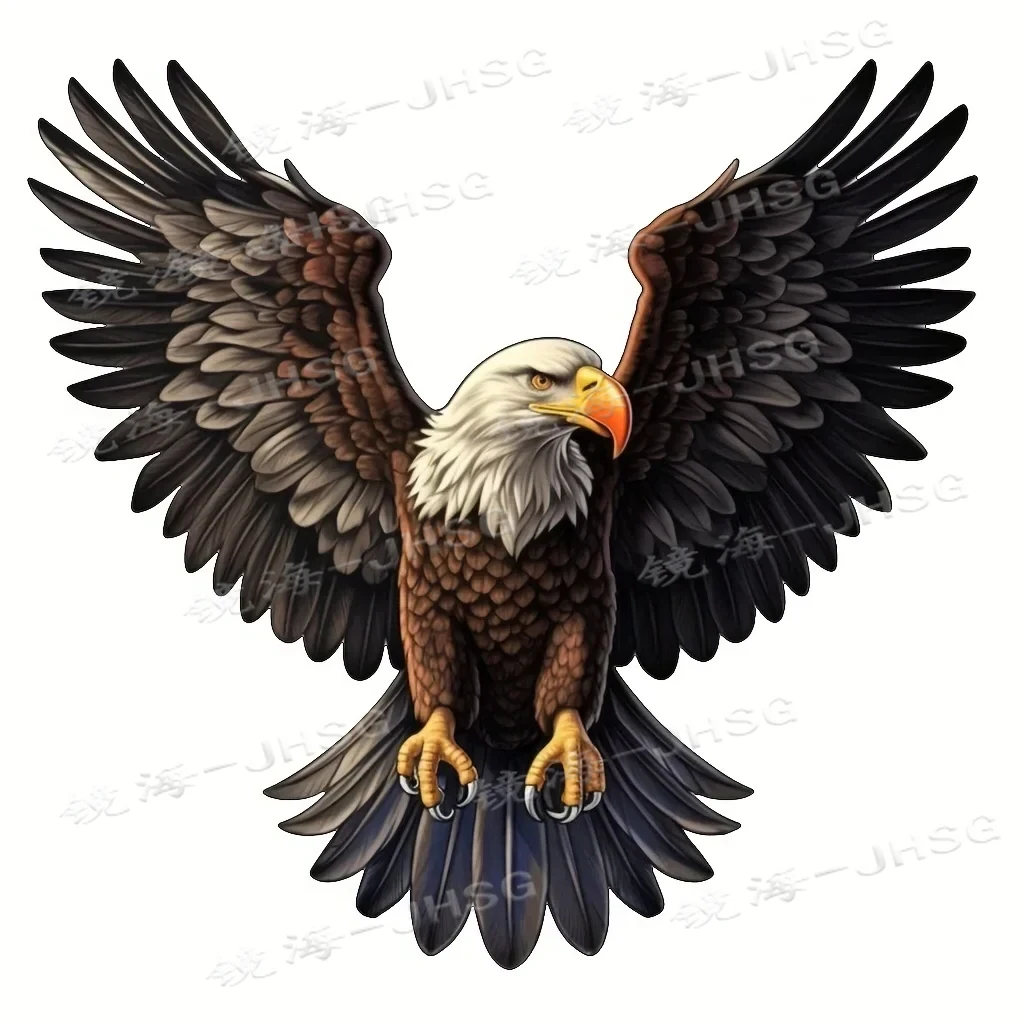 3D Flying Eagle HD Images Car Stickers Car Doors and Windows Body Vinyl Stickers External Decorations