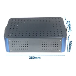 Aluminium Alloy Sterilization Box Disinfection Box for Holding Instrument Sterilized