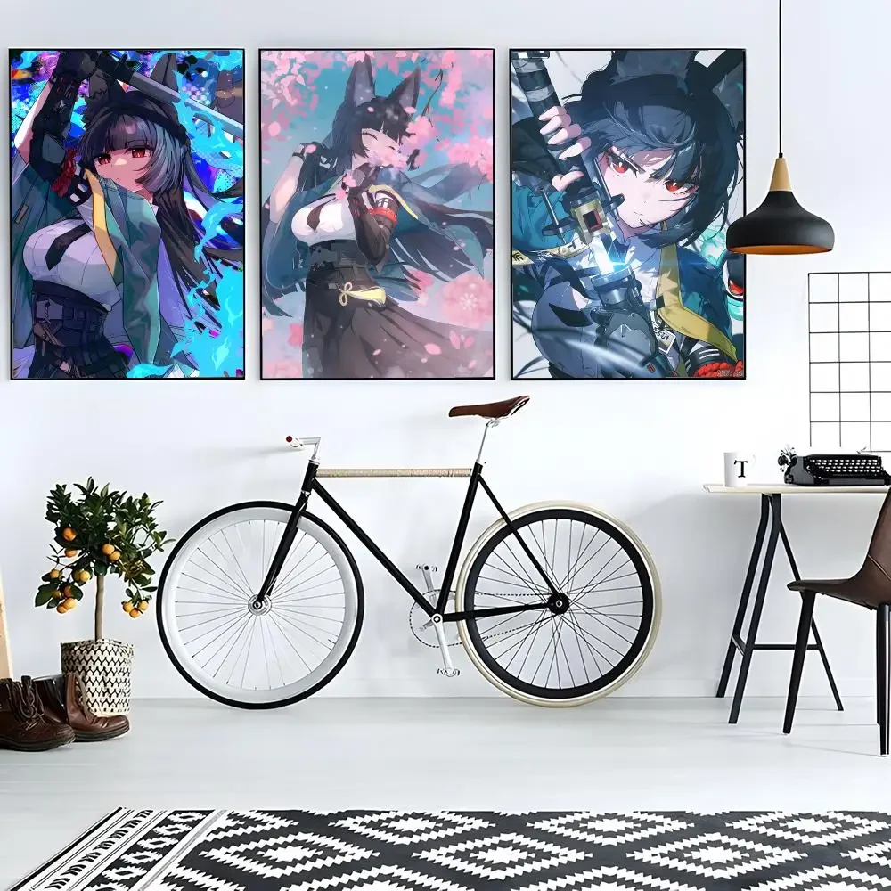 Character Game Zenless Zone Zero Miyabi Hoshimi Poster Modern Living Room Artwork & Beautiful Home Decor Style