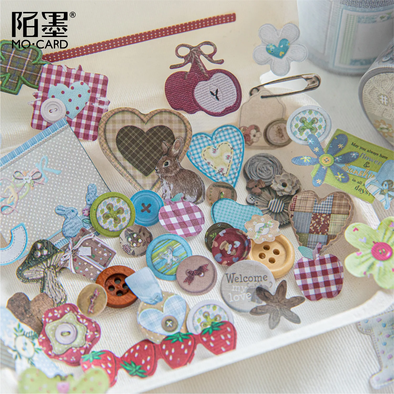 

1pcs/1lot Decorative Adhesive Tapes Colorful Fabric Party Diary Junk Journal DIY Paper Japanese Masking Scrapbooking Stickers