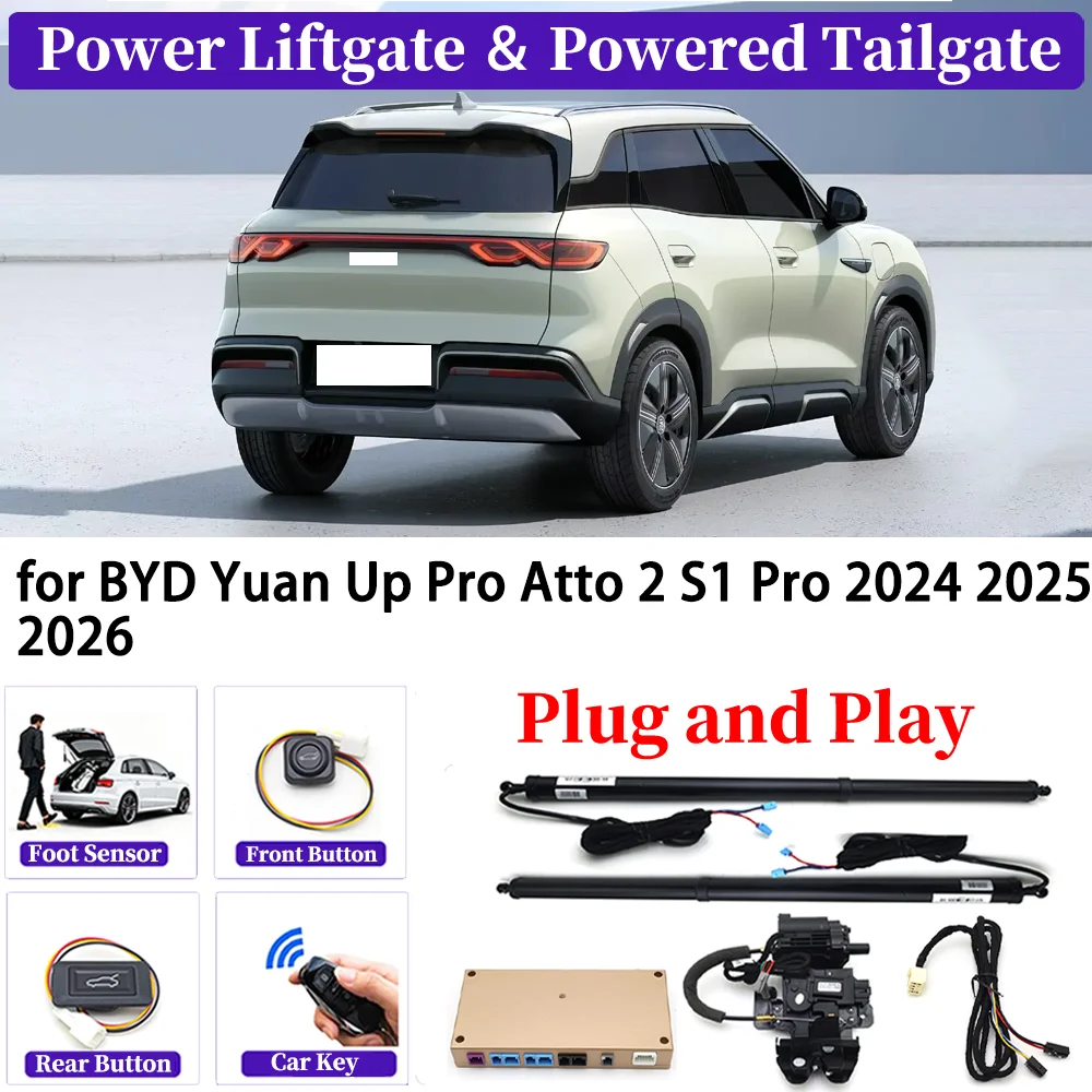 for BYD Yuan Up Pro Atto 2 S1 Pro 2024 2025 2026 Upgrade Car Automatic Power Liftgate Kit Smart Auto Electric Tailgate System