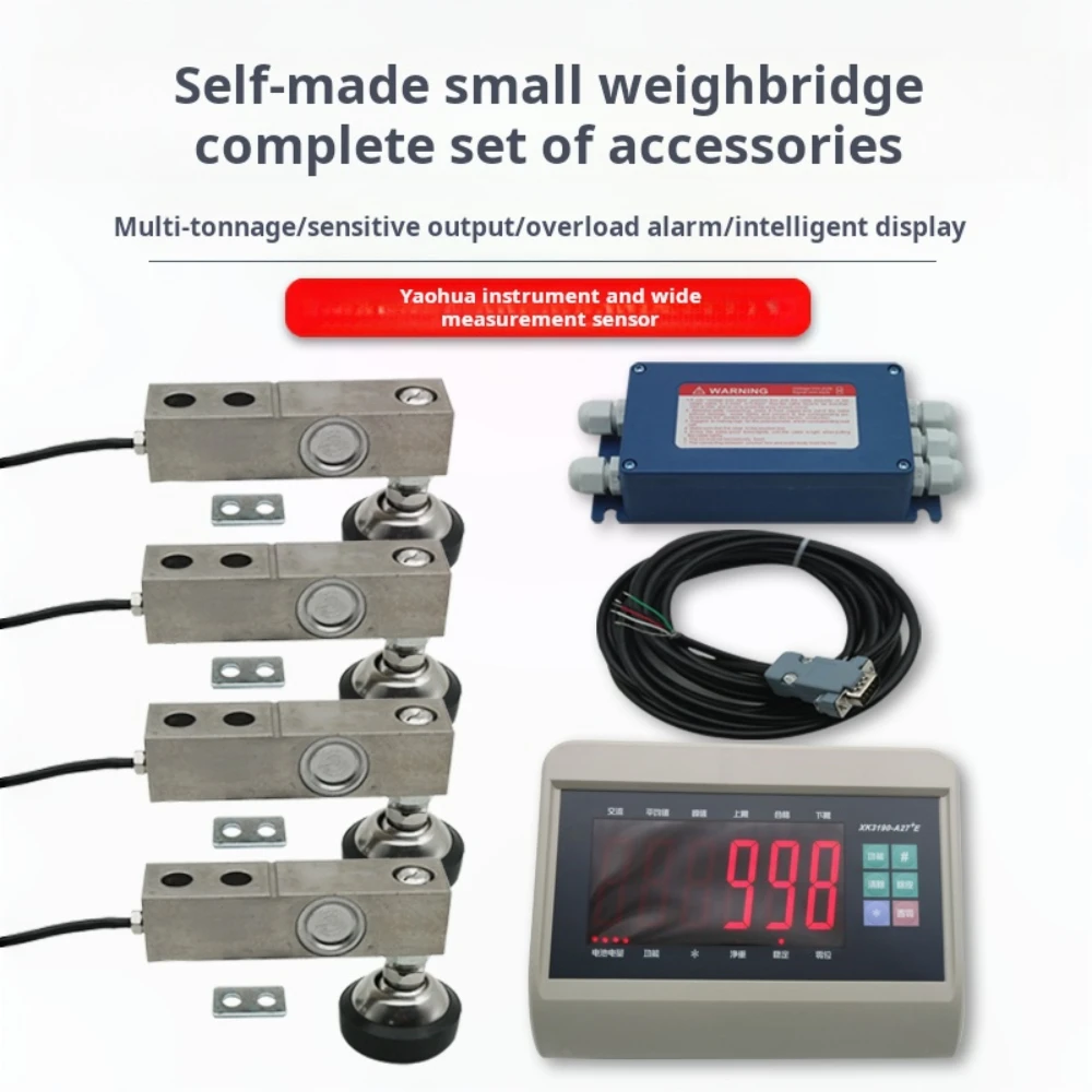 Self-made Small Scale Full Set Of Accessories Yaohua Instrument Wide Measuring Sensor A12e Loadmeter Electronic Scale 500kg-25t