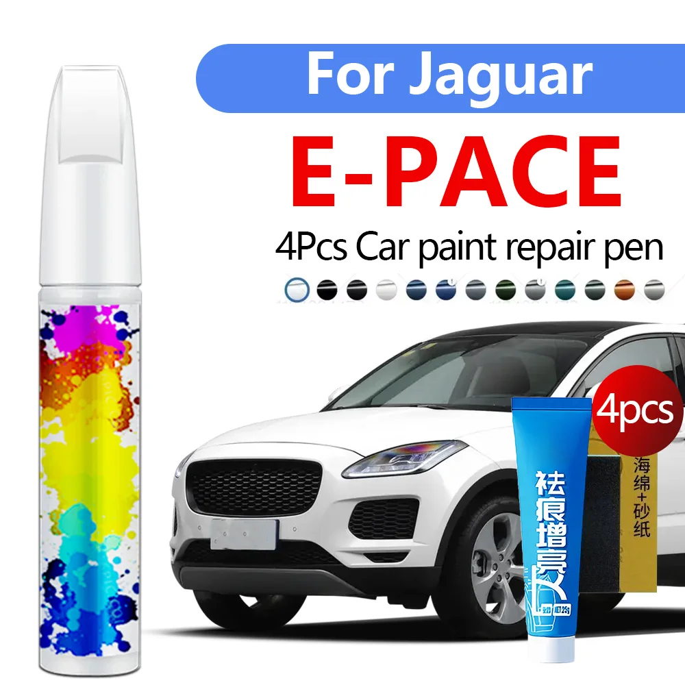 

Ремонт автомобильной краски, черный PAB Blue JIP, серый, LRA, белая ручка NCZ для 2017-2024 JAGUAR E-PACE, аксессуары для ремонта царапин, 4 шт.