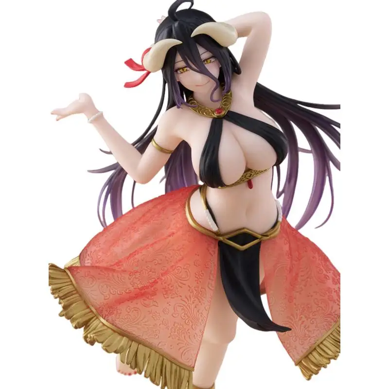 متوفر في المخزون الأصلي تايتو أفرلورد كورفول ألبيدو راقصة الدائمة الموقف جامع سطح المكتب زخرفة أنيمي نموذج لجسم لعبة هدية