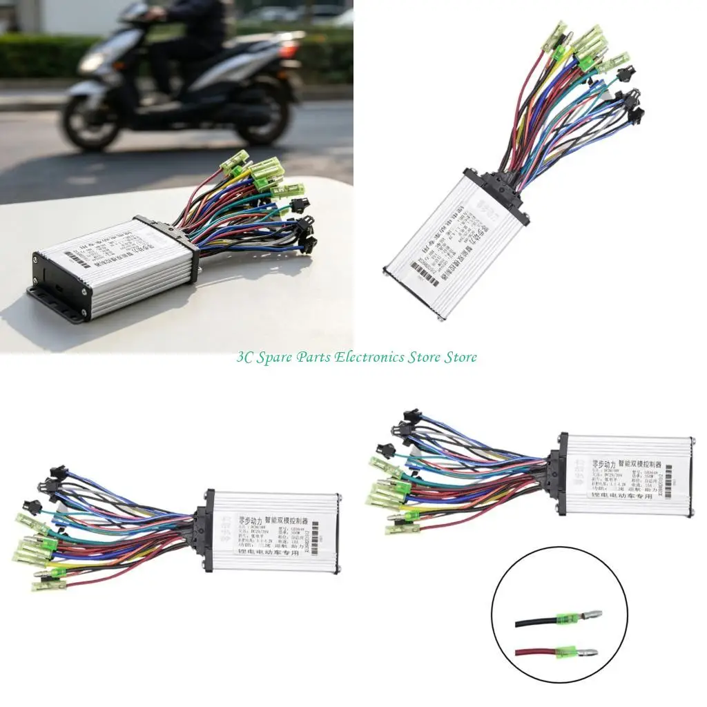 

SZ Lightweight Aluminum E Scooter Controller with Full Function Wiring & Auto Learning Capability for Lithium Scooter