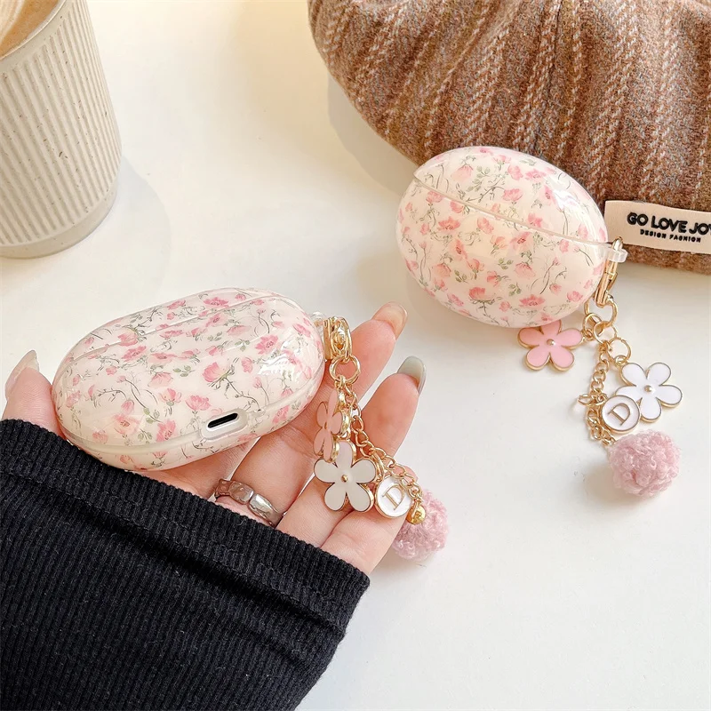 غطاء جديد 7i لهاتف هواوي Freebuds Pro 3 4 غطاء زهور لهاتف Freebuds 5i 6i حافظة لهاتف Freebuds 5 Funda Huawei Earbuds SE 2 Se3