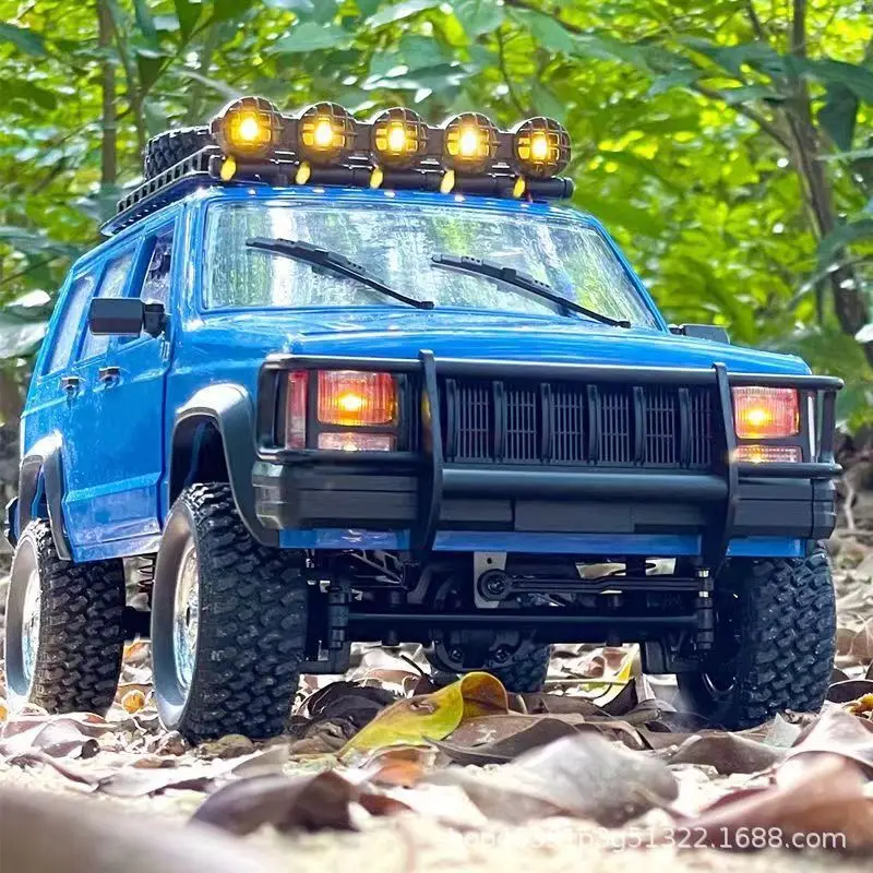 1/12 Mn86 Mn86s 2.4g Rc Car Four-Wheel Drive Climbing Off-Road Truck Vehicle Toy Assembly Version Simulate Car Toy Kids Gif