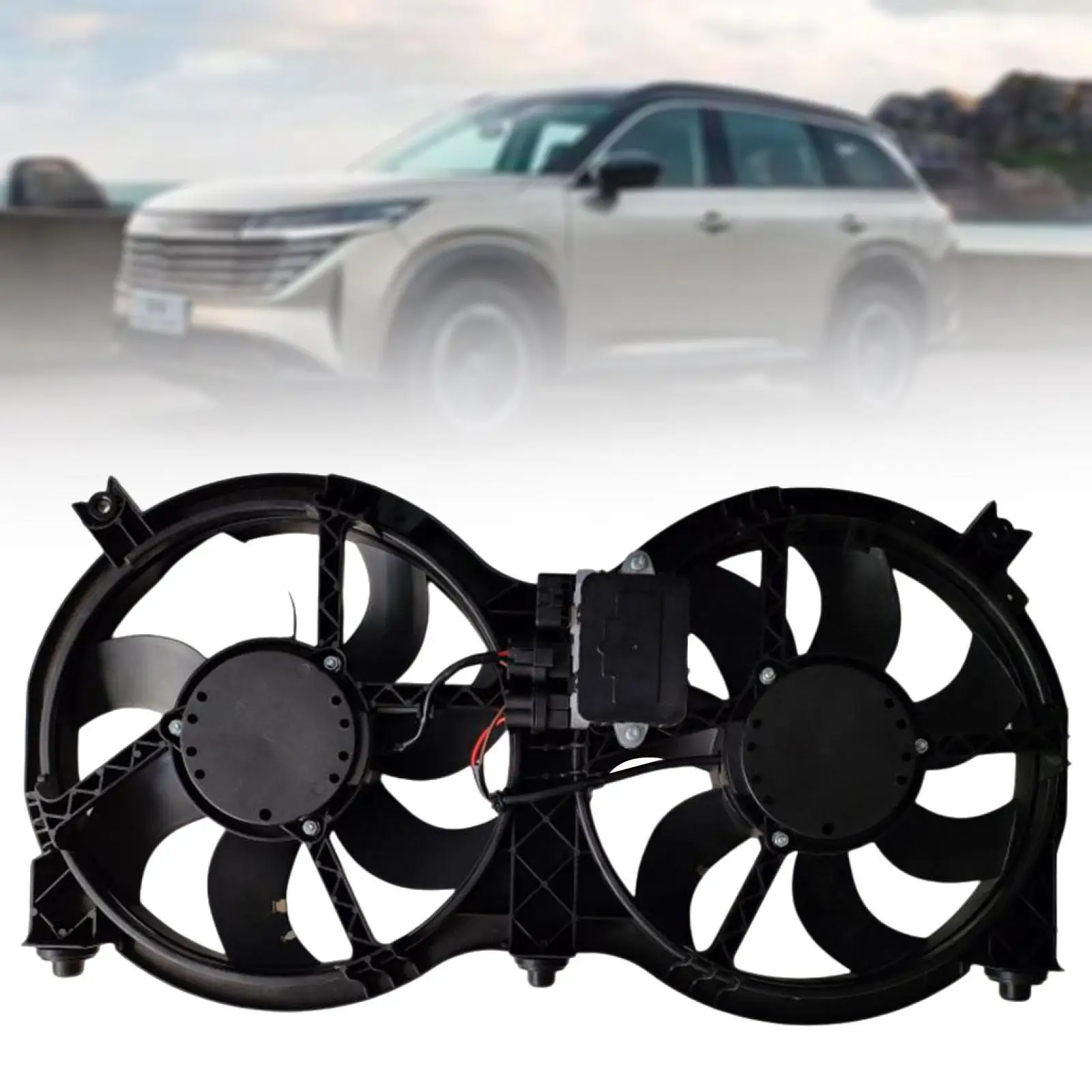 Radiator Cooling Fan Assembly 214813-ja0E Practical Accessories 21481-3JA2E for Infiniti QX60 3.5L 2014-2019 JX35 3.5L 2013