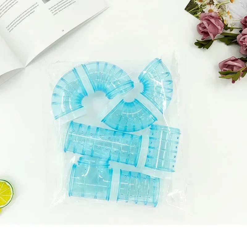 

Hamster Toy Maze DIY Remodeled Cage External Tubes Tunnel Set Sports U Pipe Hamster Accessories Pipeline Chinchillas Supplies