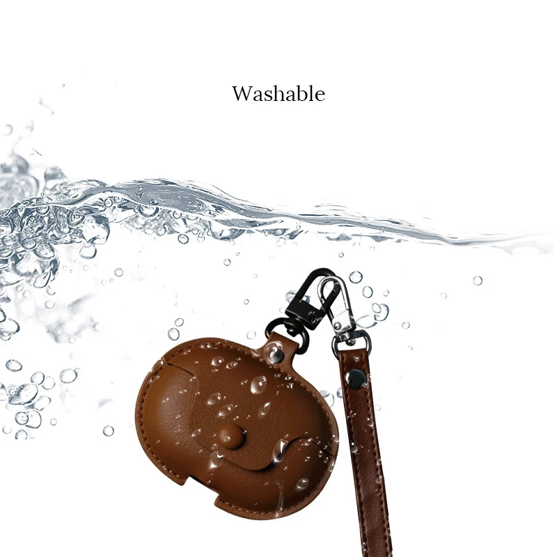 Capa luxuosa de couro pu para fones de ouvido sem fio jbl tune buds2, com corrente, capa protetora à prova de choque, acessórios para fones de ouvido