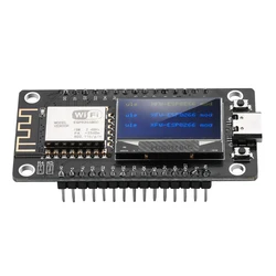 ESP8266 Development Board NodeMCU with 0.96‘’OLED Display,CH-340C,ESP-12F WiFi Module,Micro USB for Arduino/Micropython ESP8266