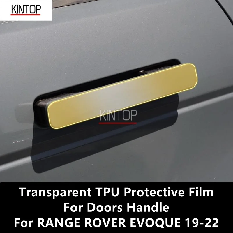 

For RANGE ROVER EVOQUE 19-22 Doors Handle Transparent TPU Protective Film Anti-scratch Repair Film Accessories Refit