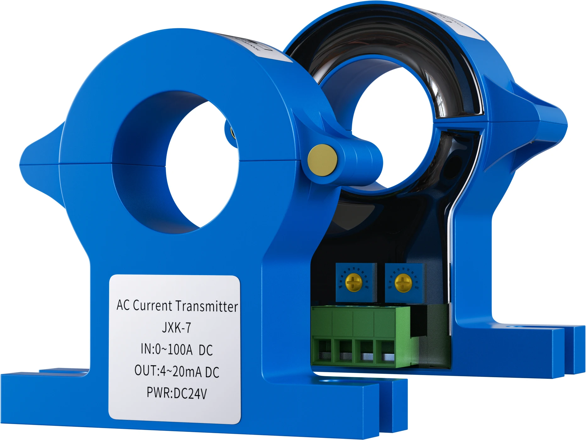 

Current Transmitter 4-20mA 0-10V 0-5V Current Transducer 0-100A 0-200A 0-500A 0-600A AC DC Hall Effect Current Sensor Converter