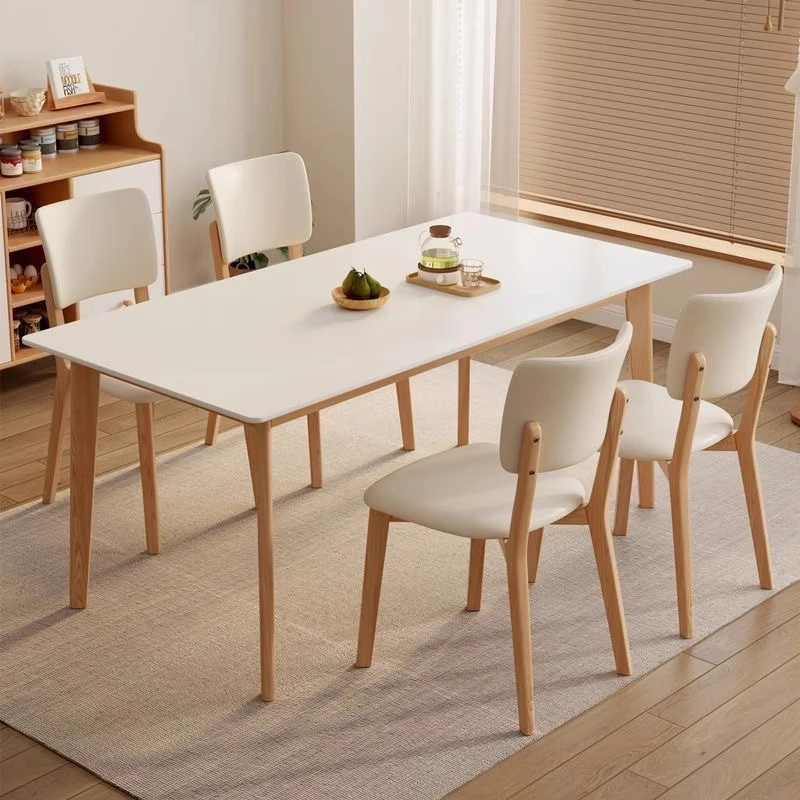 

Design Modern Wood Dining Tables Square Sets High Oak Nordic Home Dining Tables Center Space Saving Mesas De Comedor Furniture